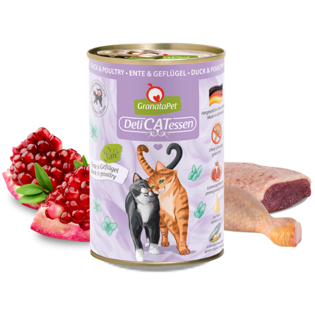 Granatapet Cat wet food DeliCatessen duck & poultry