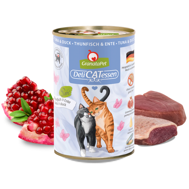 Granatapet Cat wet food DeliCatessen tuna & duck