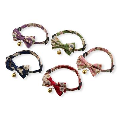 Necoichi Hanami Bow Tie Cat Collar Pastel Pink