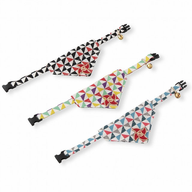 Necoichi Ninja Cat Bandana Collar Black