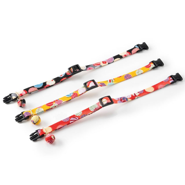 Necoichi Origami Balloon Bell Cat Collar Black