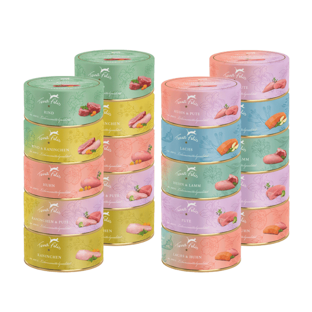 Terra Felis Grain Free Cat Wet Food, Multi Favour Pack