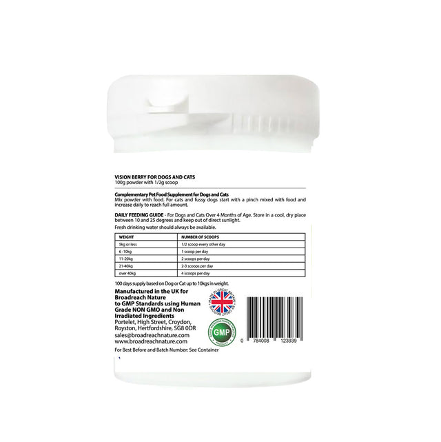 Broadreach Nature Vision Berry for Dogs and Cats, Puppies and Kittens