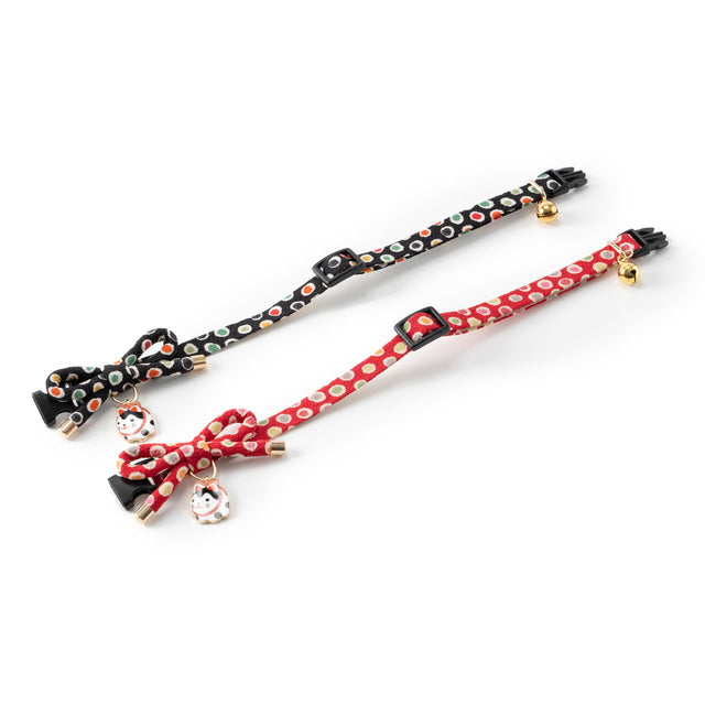 Necoichi ZEN Hariko Charm Cat Collar Red