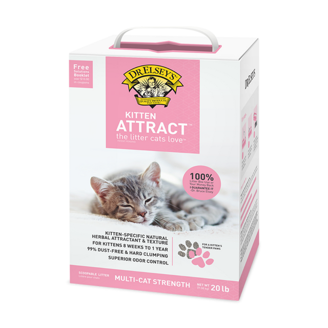 Dr. Elsey's Precious Cat Kitten Attract Clumping Clay Cat Litter