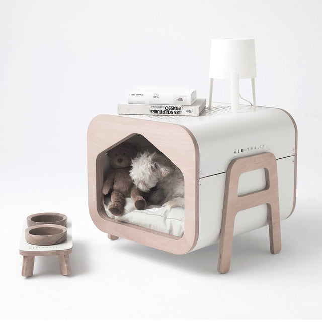 Weelywally Oslo Bedside Pet House White