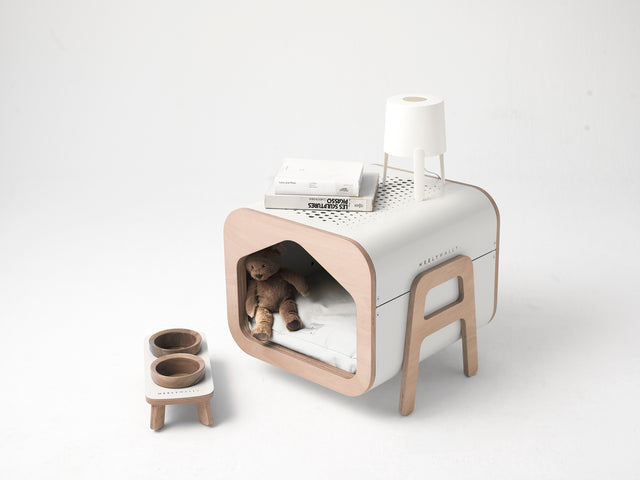 Weelywally Oslo Bedside Pet House White