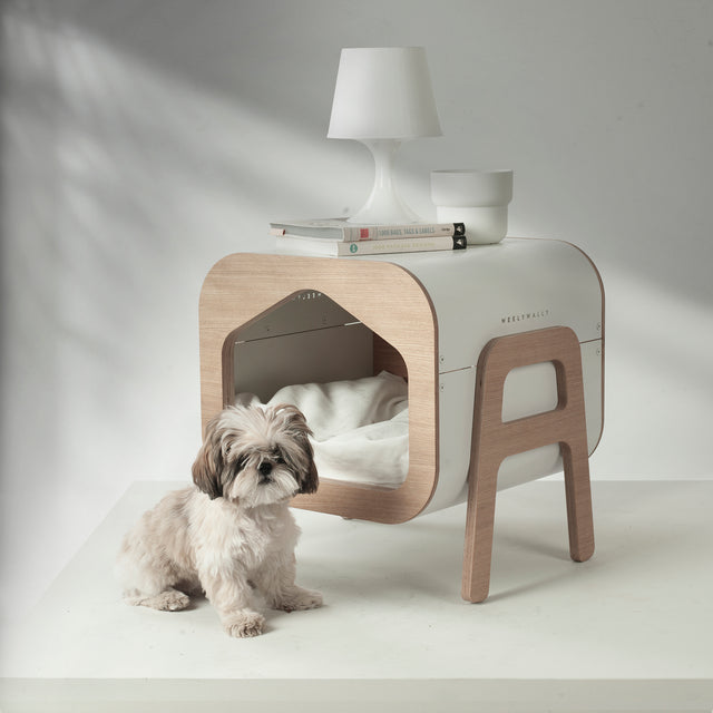 Weelywally Oslo Bedside Pet House White