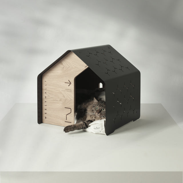 Weelywally Sydney Pet House Black