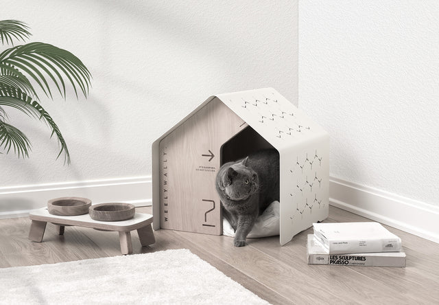 Weelywally Sydney Pet House White