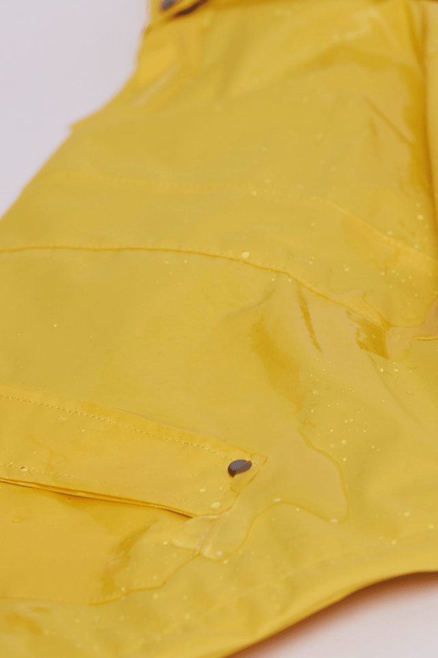 Max Bone Talon Dog Raincoat Yellow