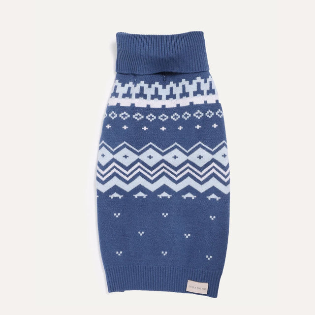 Max Bone Winter Nordic Knit Dog Jumper