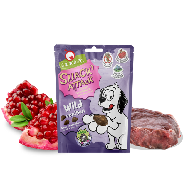 Granatapet Dog snacks Snack ́ Attack venison