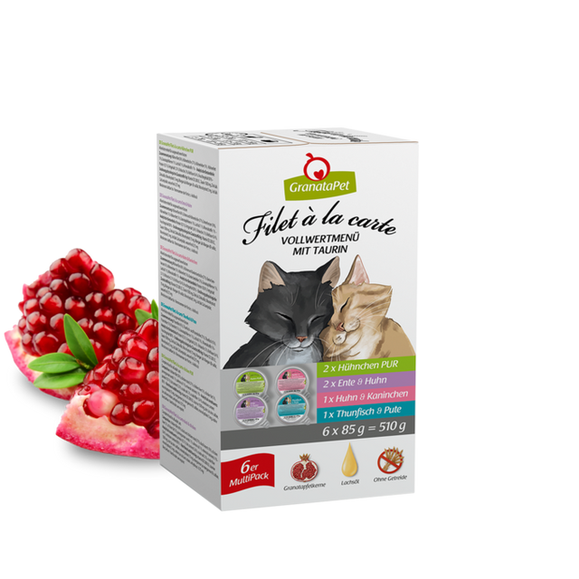 Granatapet Cat wet food Filet a la carte mixed pack