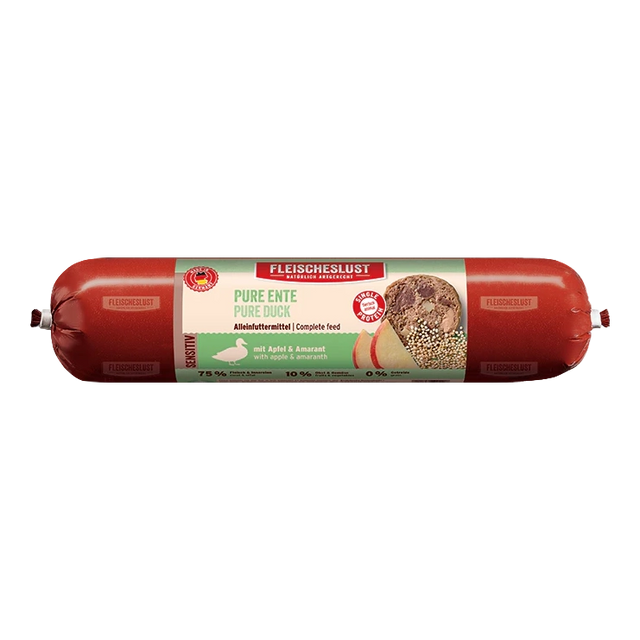 Fleischeslust Dog Wet Food Sensitive Pure Duck