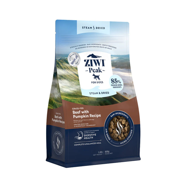 ZIWI Peak Steam & Dried Beef and Pumpkin for Dogs