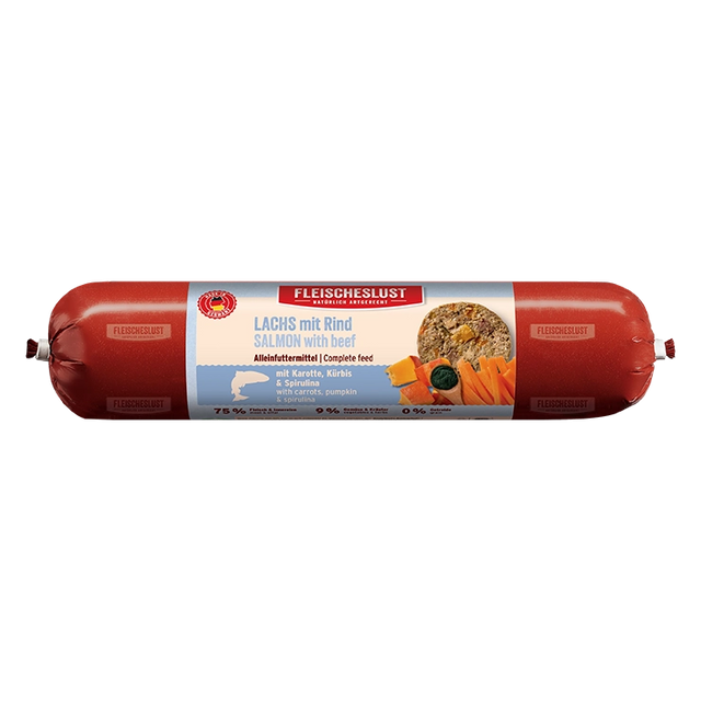 Fleischeslust Dog Wet Food Classic Salmon with Beef