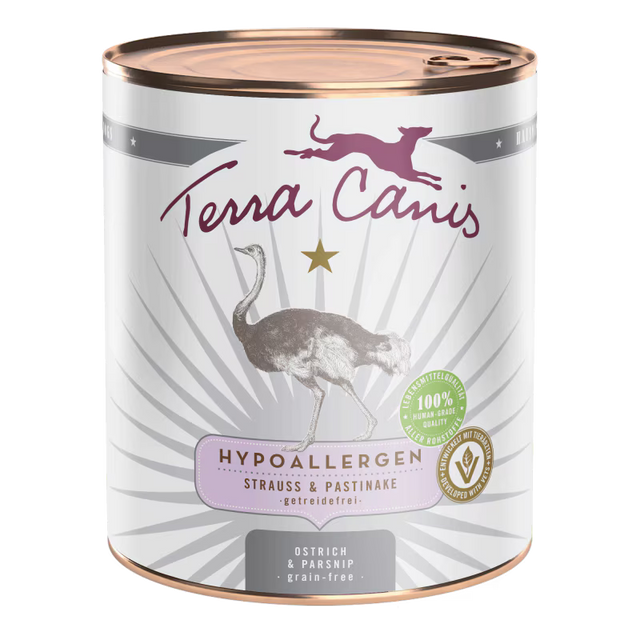 Terra Canis Hypoallergenic Dog Wet Food Ostrich