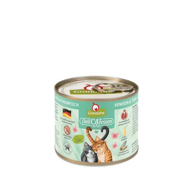 Granatapet Cat wet food DeliCatessen venison & tuna