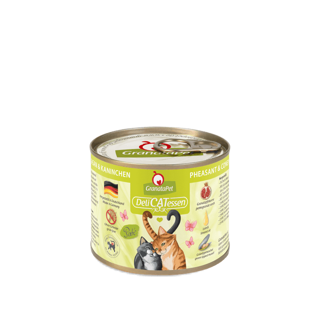 Granatapet Cat wet food DeliCatessen pheasant & coney