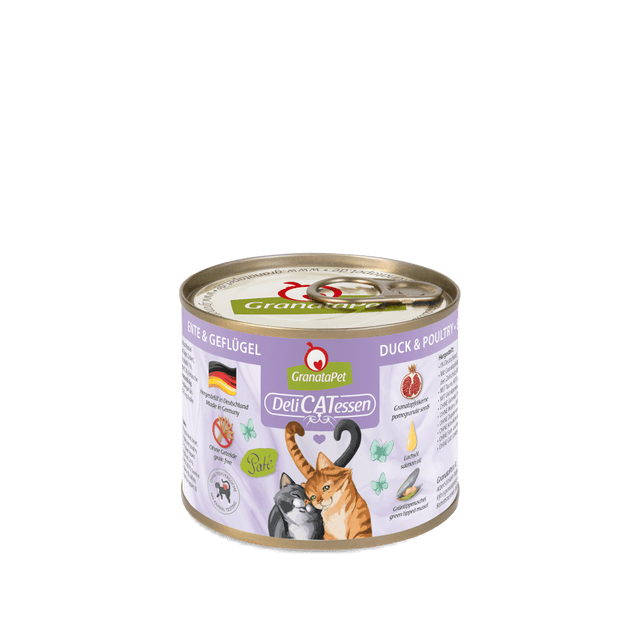 Granatapet Cat wet food DeliCatessen duck & poultry