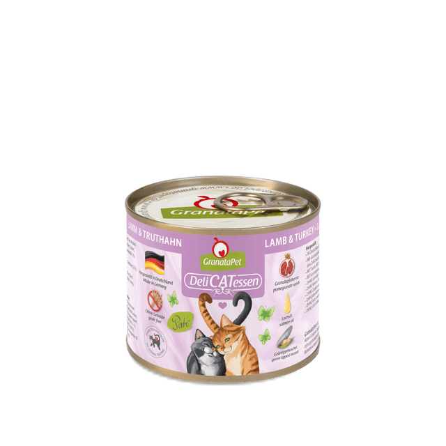 Granatapet Cat wet food DeliCatessen lamb & turkey