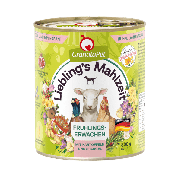 Granatapet Dog wet food Liebling's Mahlzeit Spring Edition