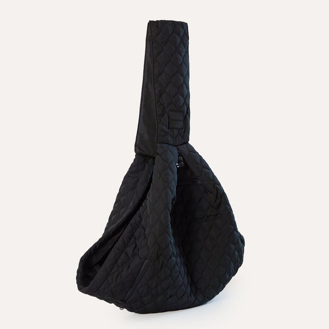 Max Bone Eco Packable Sling Carrier for Dogs and Cats - Black