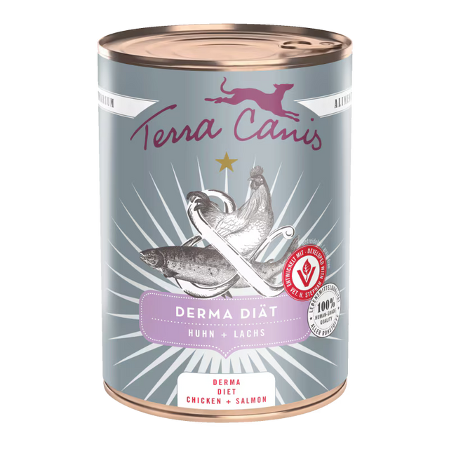 Terra Canis Dog Veterinary Food Derma Diet Chicken and Salmon