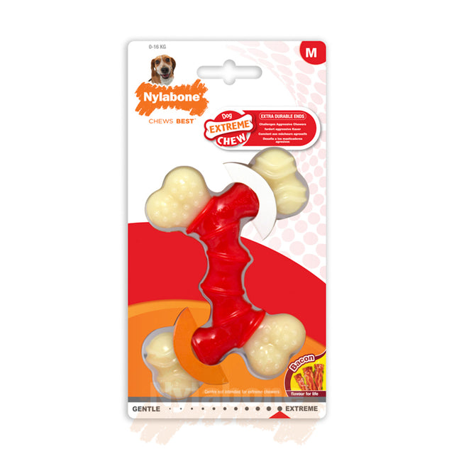 Nylabone Bacon Extreme Double Bone