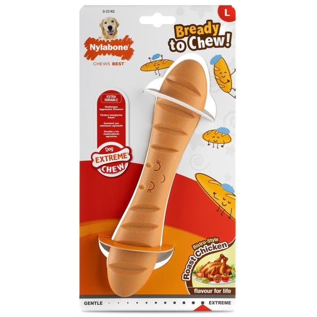 Nylabone Roast Chicken Extreme Baguette Large