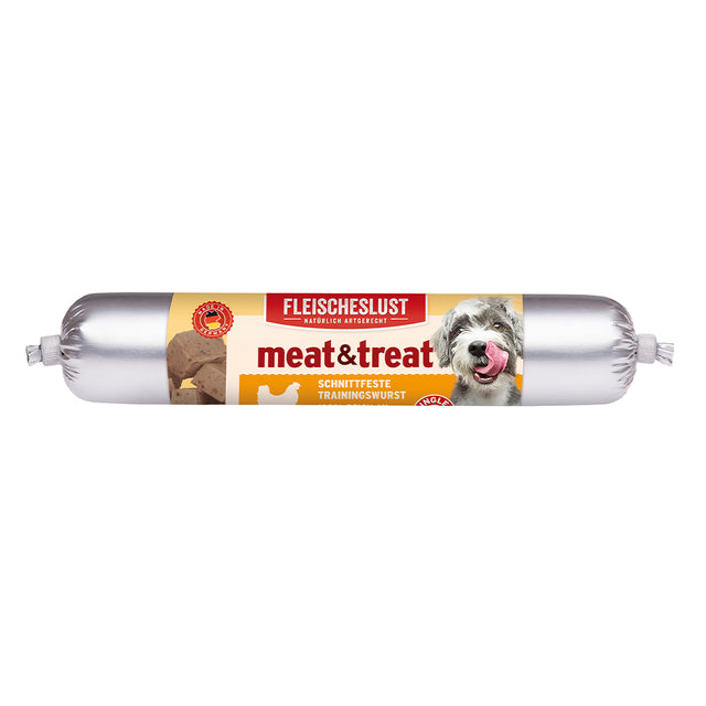 Fleischeslust meat & treat Dog Training Sausage, Poultry