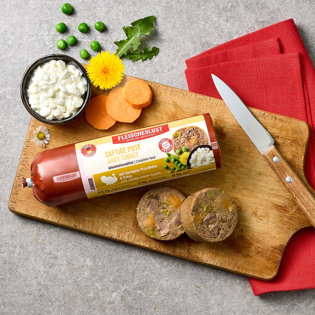 Fleischeslust Junior Dog Wet Food Juicy Turkey