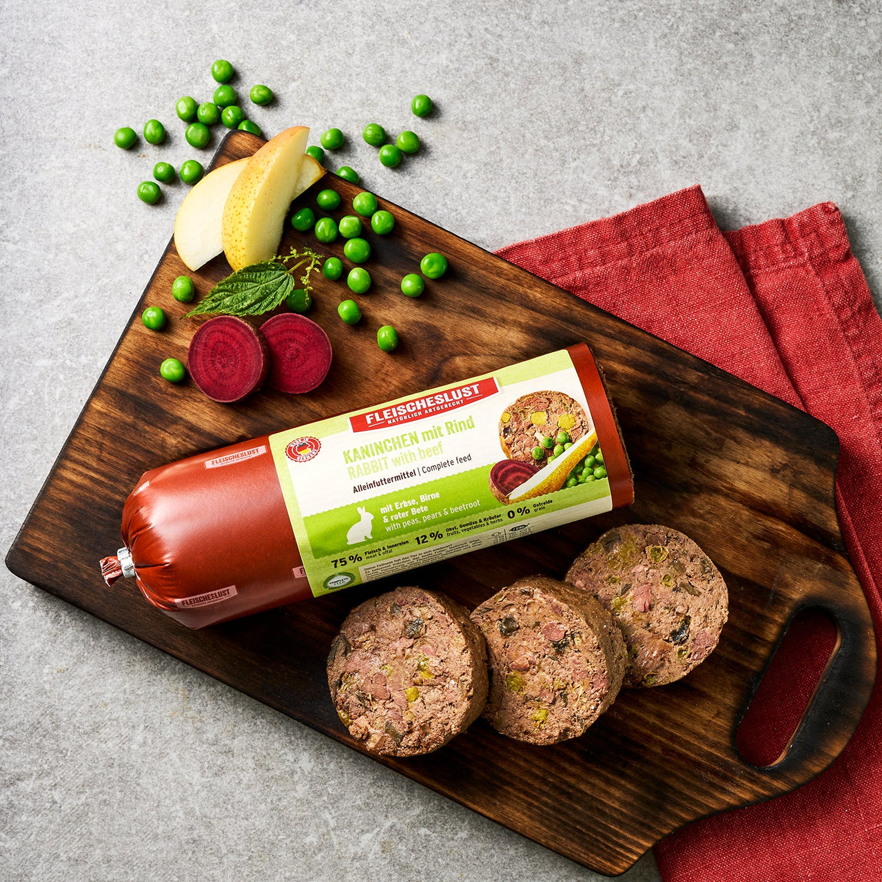 Wet food Fleischeslust Senior 800 gr Chicken Veal
