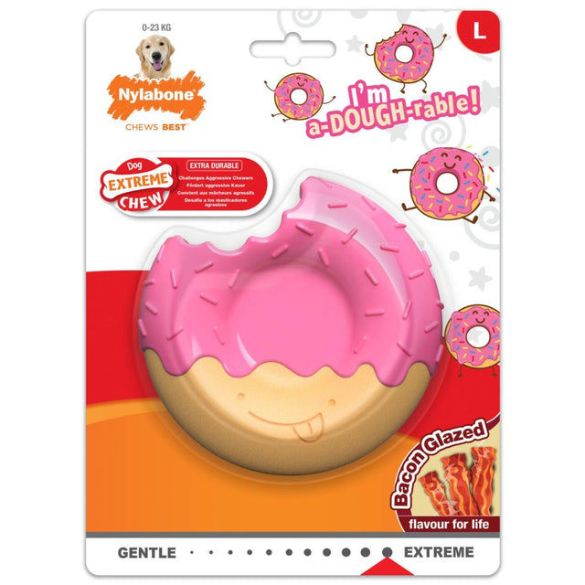 Nylabone Bacon Glazed Extreme Donut