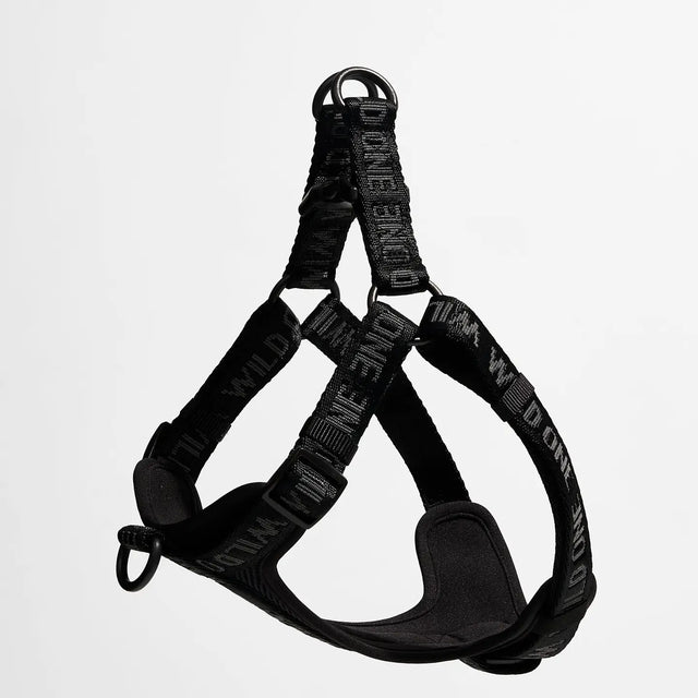 Wild One Step-In Dog Harness - Black