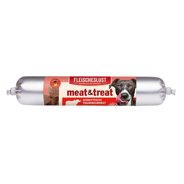 Fleischeslust Meat & trEAT Dog Training Sausage, Buffalo