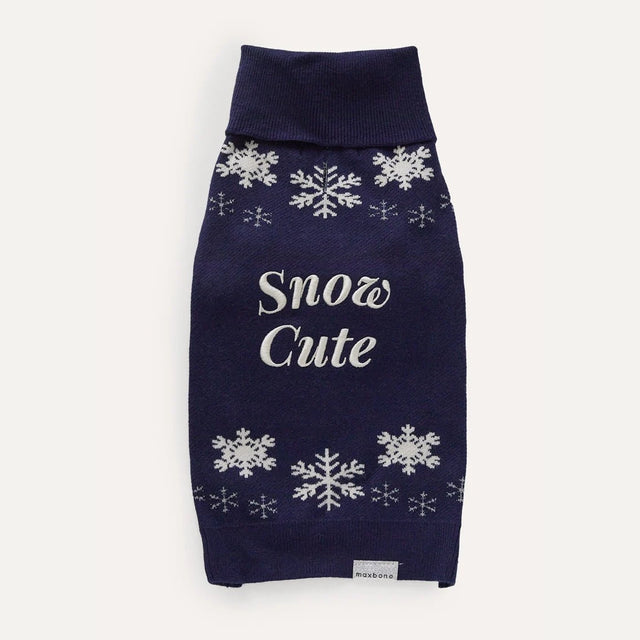 Max Bone Snow Cute Dog Jumper