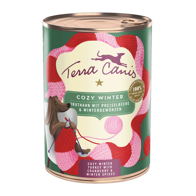 Terra Canis Classic Dog Wet Food Turkey Cozy Winter 2024