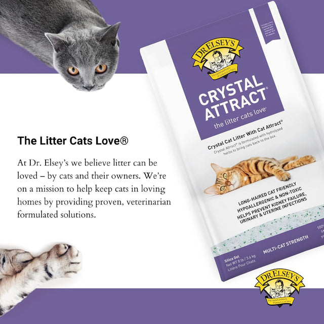 Dr. Elsey's Precious Cat Long Haired Crystal Silica Cat Litter