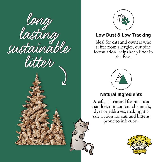 Dr. Elsey's Precious Cat Pine All-Natural Kiln-Dried Cat Litter