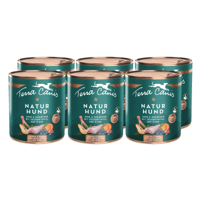 Terra Canis Outdoor Menu Dog Wet Food Naturhund Chicken & Rabbit