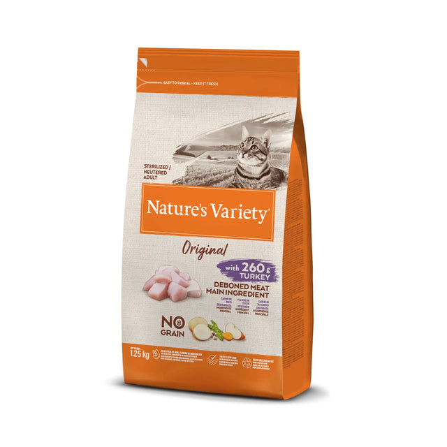 Nature's Variety Selected Dry Sterilised Turkey for Adult Cats