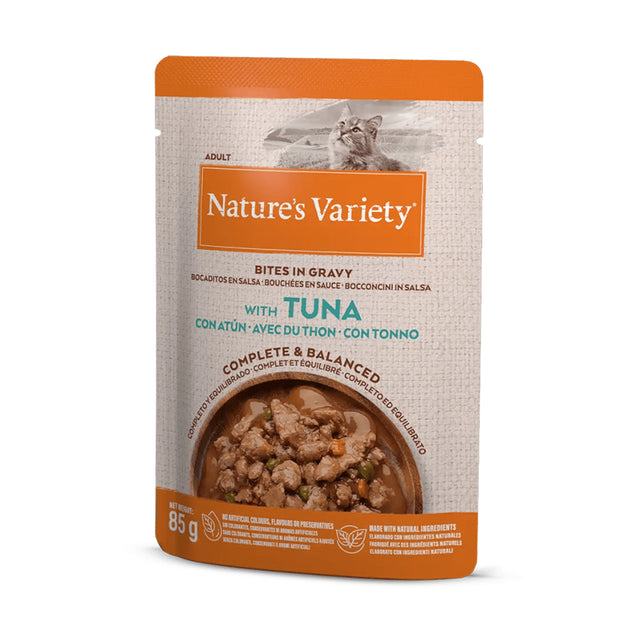 Nature's Variety Bites in Gravy Tuna For Cats