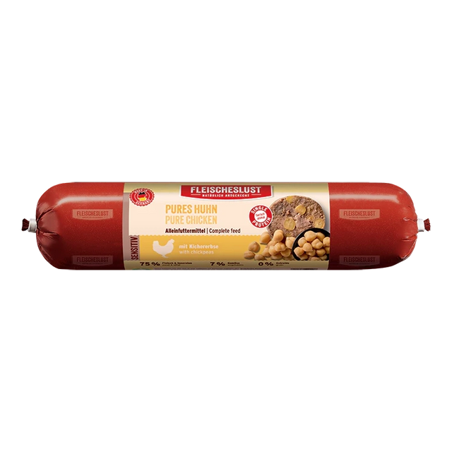 Fleischeslust Dog Wet Food Sensitive Pure Chicken