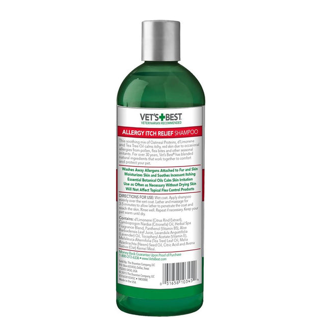 Vet's Best Allergy Itch Relief Dog Shampoo 470ml