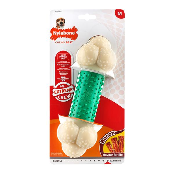 Nylabone Bacon Extreme Double Action Chew