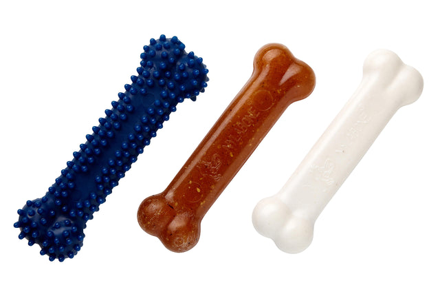 Nylabone Chicken Puppy Starter Kit Triple Pack