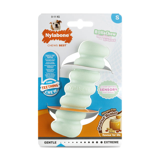 Nylabone Peanut Butter Puppy Tactile Stick