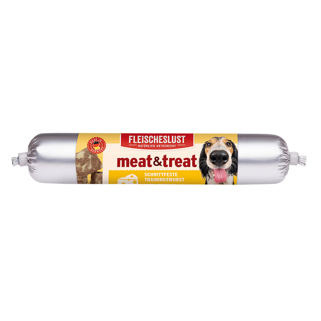 Fleischeslust Meat & trEAT Dog Training Sausage, Cheese